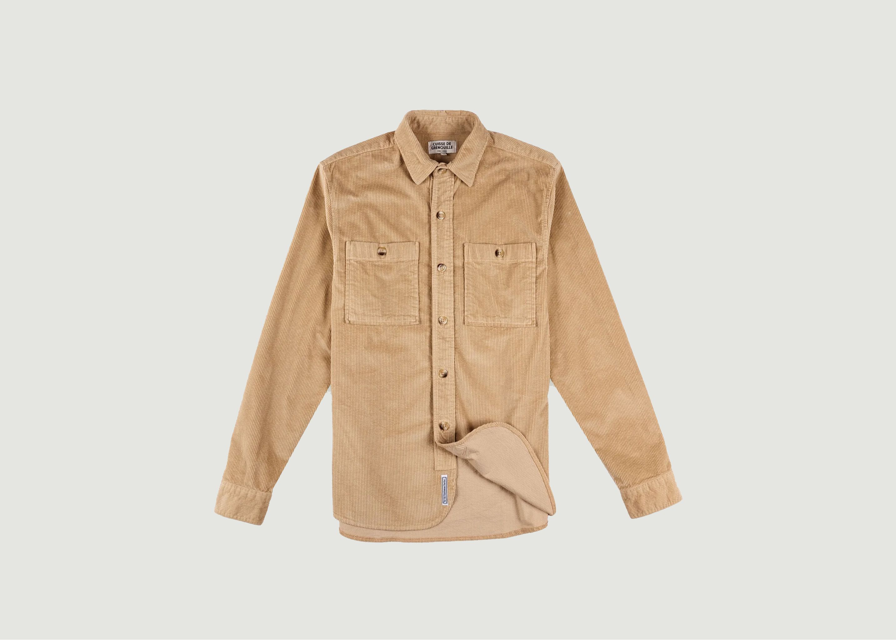 Velour Overshirt - Cuisse de Grenouille