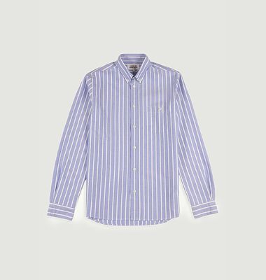 Striped Cotton Oxford Shirt