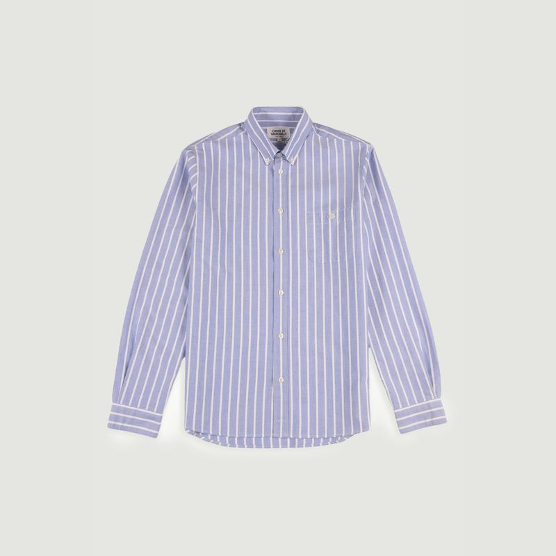 Striped Cotton Oxford Shirt - Cuisse de Grenouille