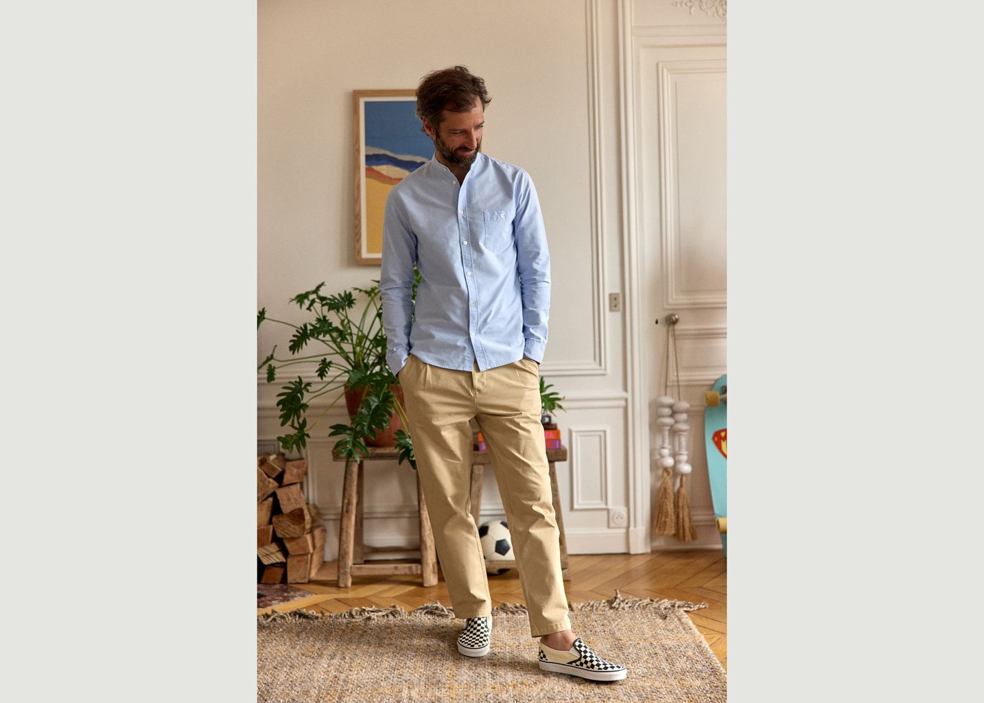 Loose Chino Hose - Cuisse de Grenouille