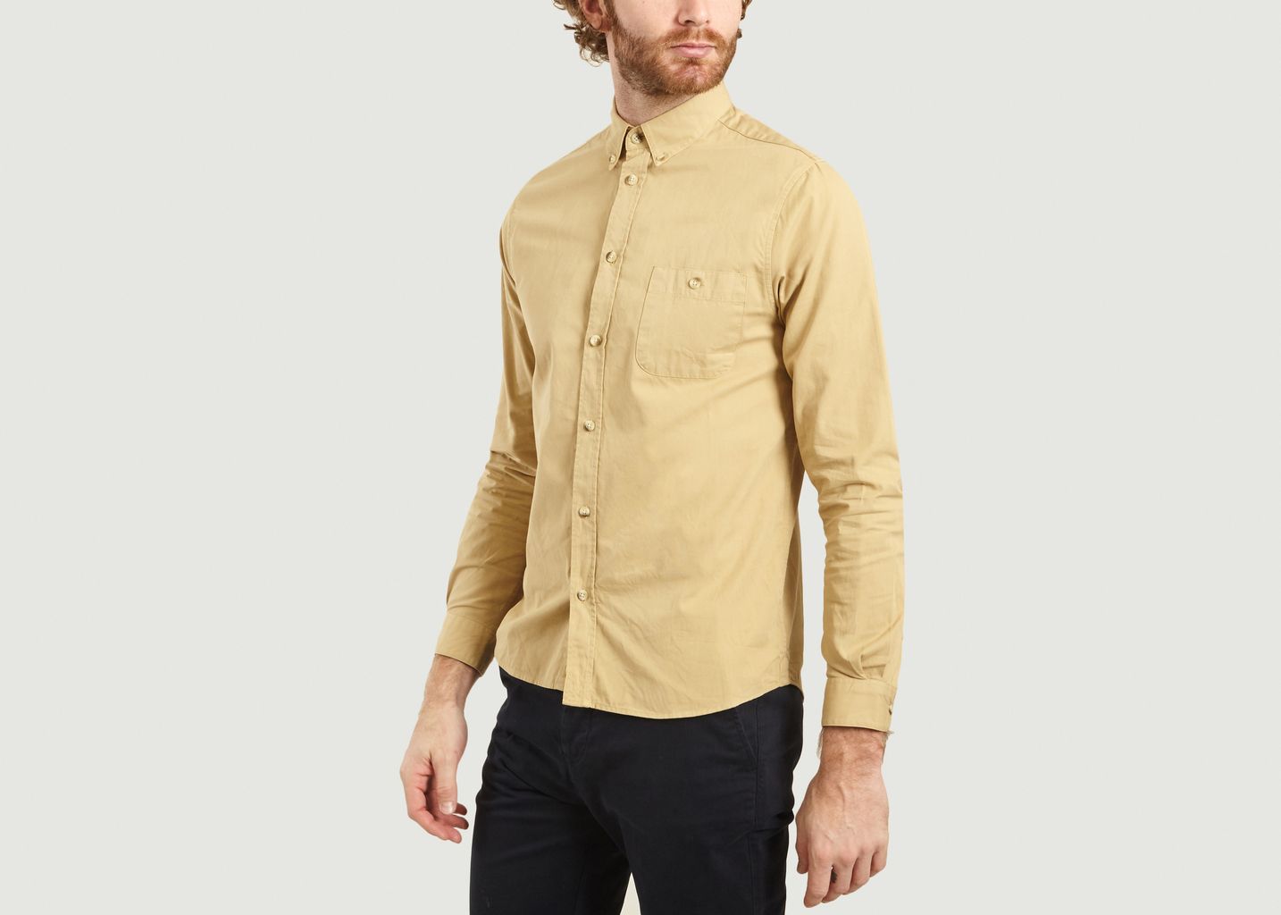 Chemise Col Américain Jackson - Cuisse de Grenouille