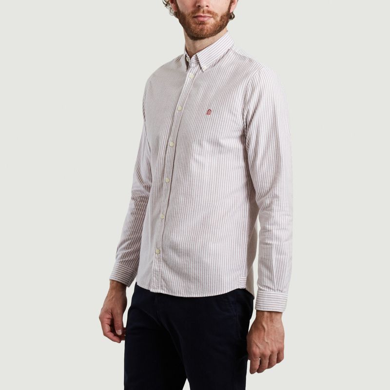 Chemise rayée en coton bio Kentin - Cuisse de Grenouille