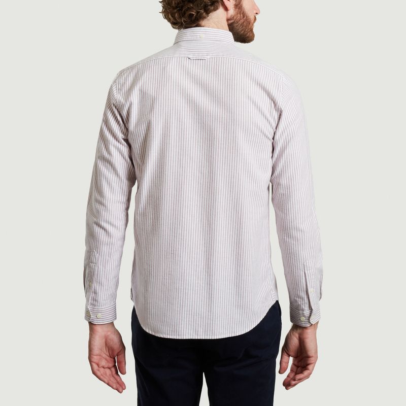 Chemise rayée en coton bio Kentin - Cuisse de Grenouille