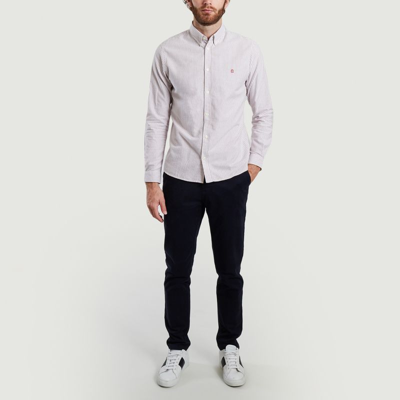 Chemise rayée en coton bio Kentin - Cuisse de Grenouille