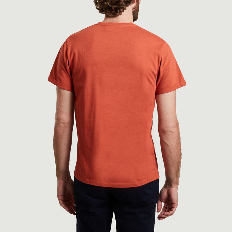 T-shirt en coton bio à poche brodée Korentin - Cuisse de Grenouille