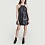 Kimi leather sleeveless short dress - Deadwood