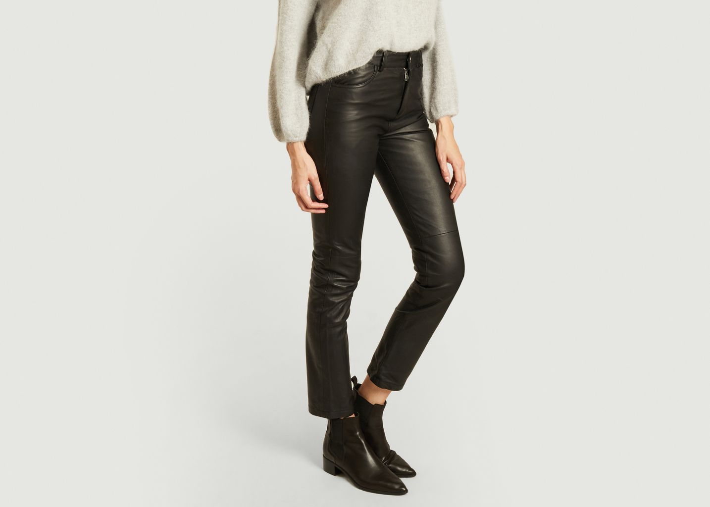 Phoenix Leather Pants Black Deadwood | L’Exception