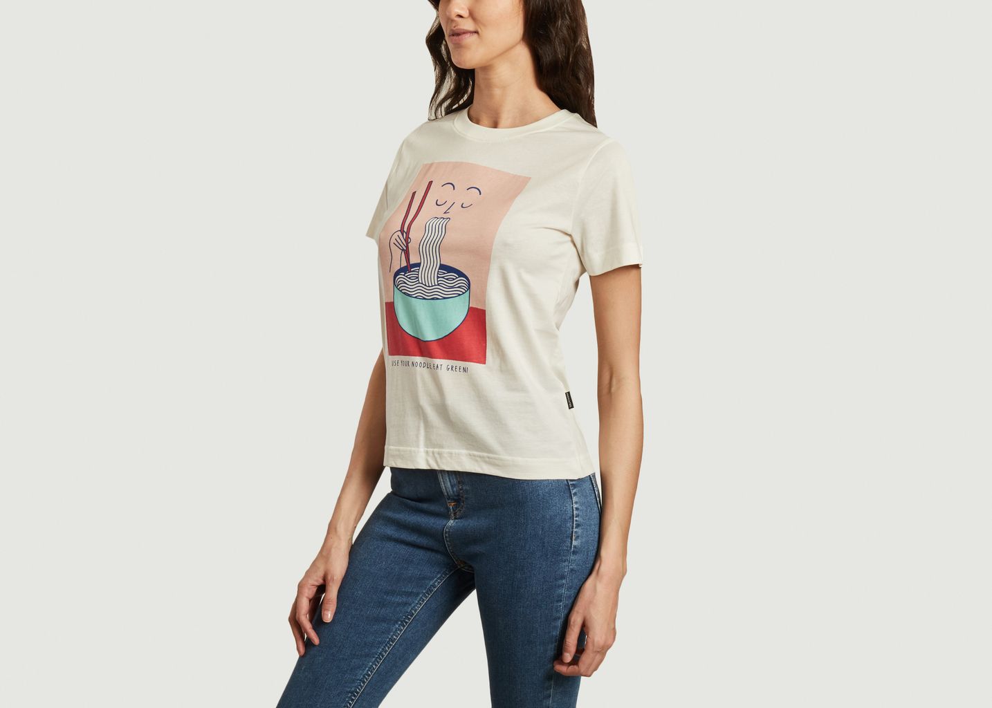 T-shirt imprimé en coton bio Mysen Noodle - Dedicated Brand