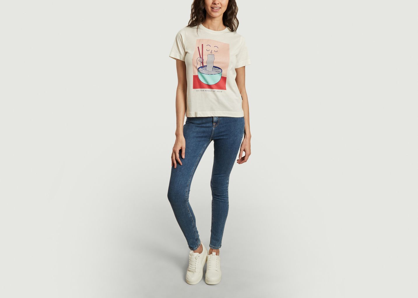 T-shirt imprimé en coton bio Mysen Noodle - Dedicated Brand