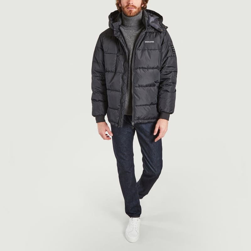 Puffer Jacket Dundret Black - Dedicated Brand