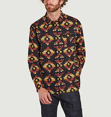 Rute Ikat fancy pattern flannel shirt