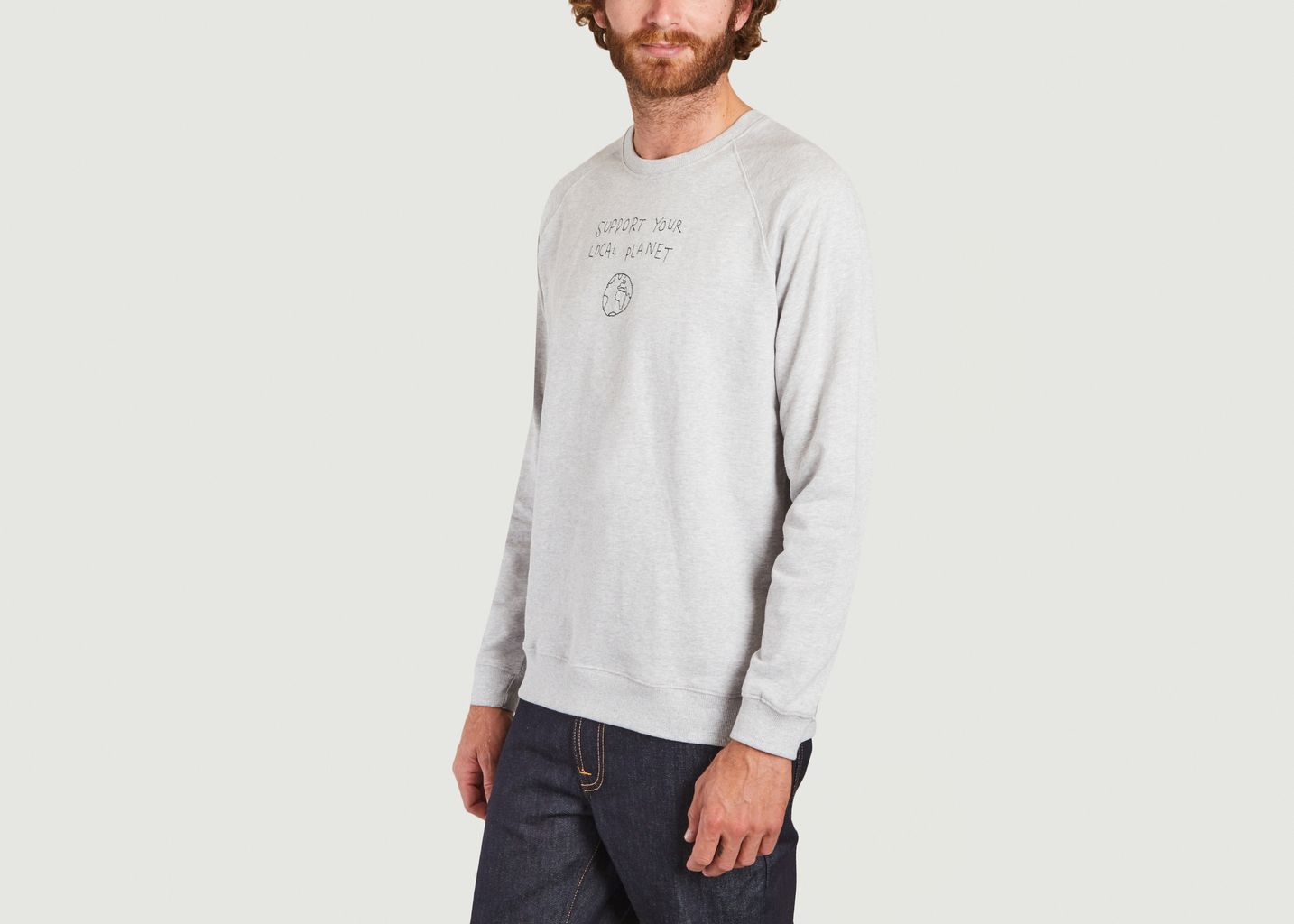 Sweatshirt brodé Malmoe Local Planet - Dedicated Brand