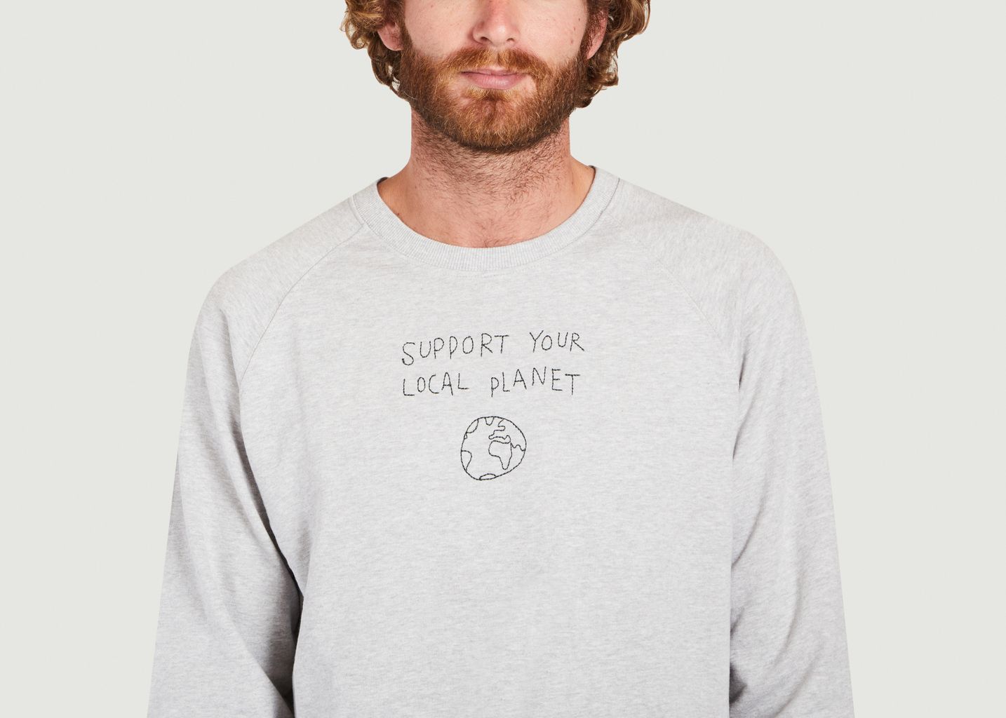 Malmoe Local Planet embroidered sweatshirt - Dedicated Brand