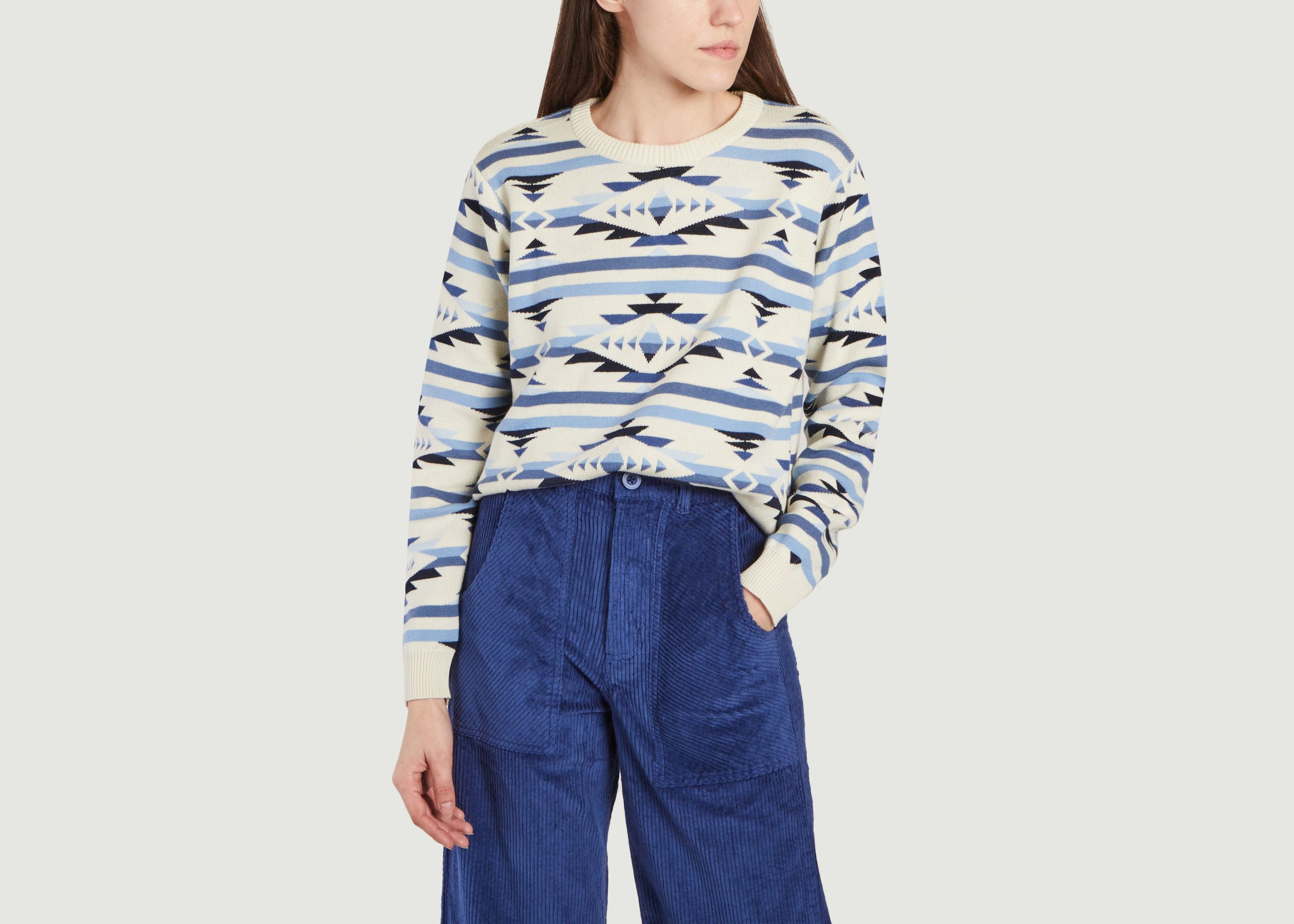 Arendal Ikat sweater in organic cotton - Dedicated Brand