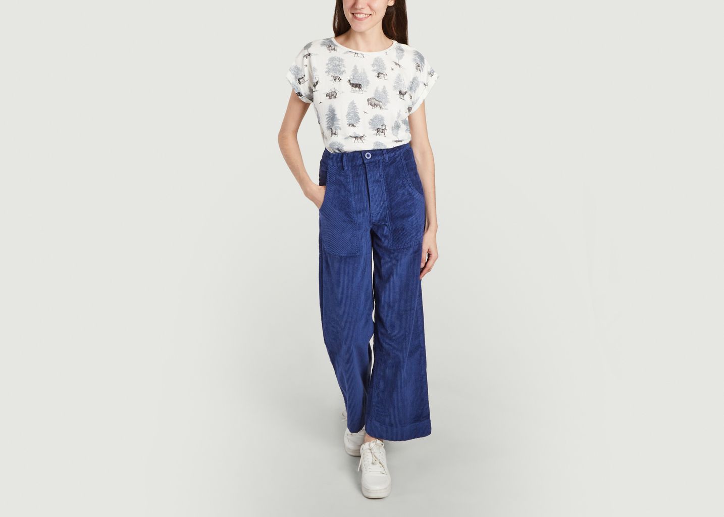 Pantalon en velours côtelé Workwear Vara - Dedicated Brand