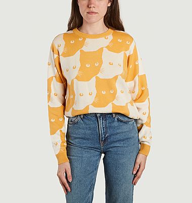 Arendal Cats Honey Yellow Sweater