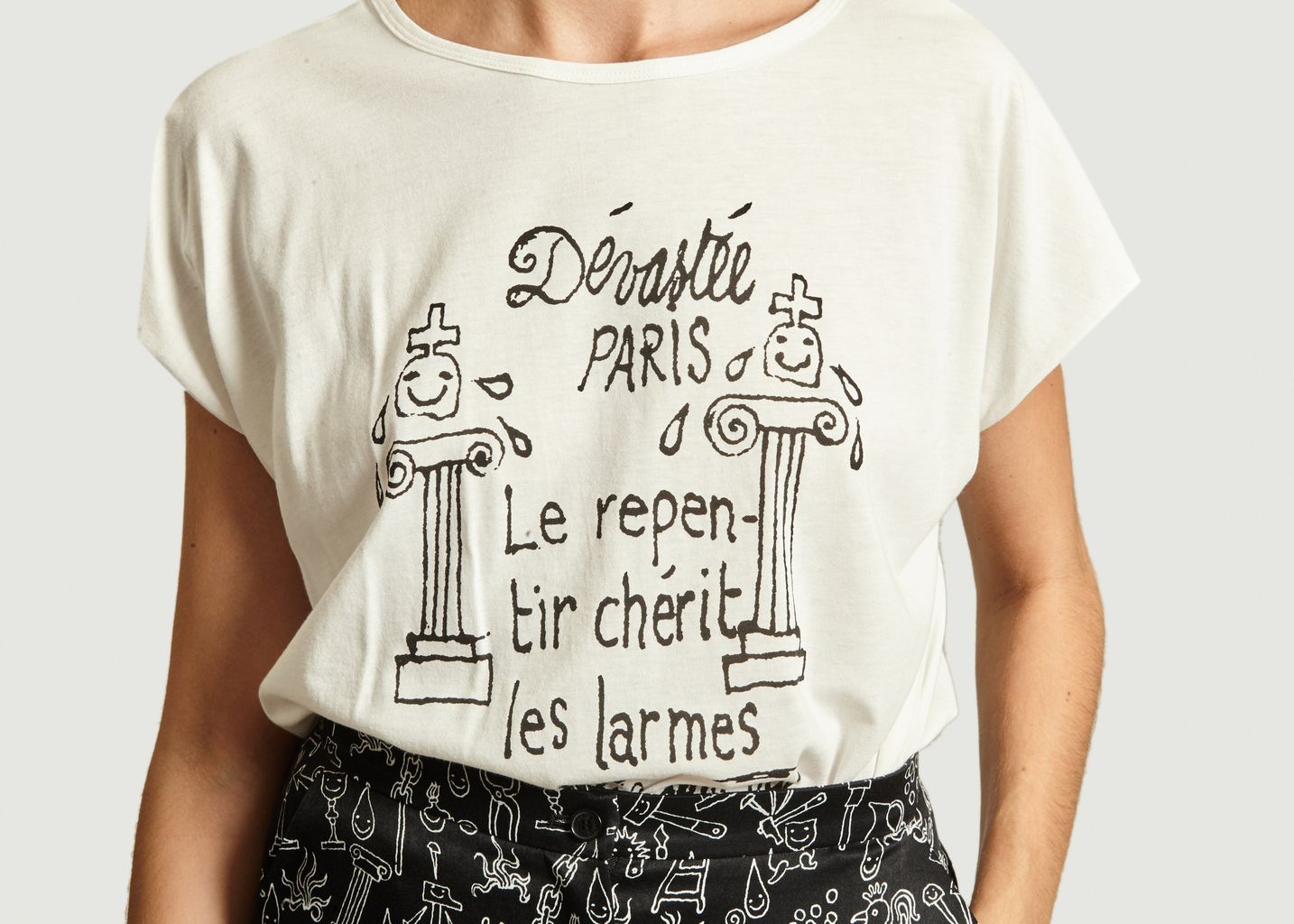 Printed T-shirt - Dévastée