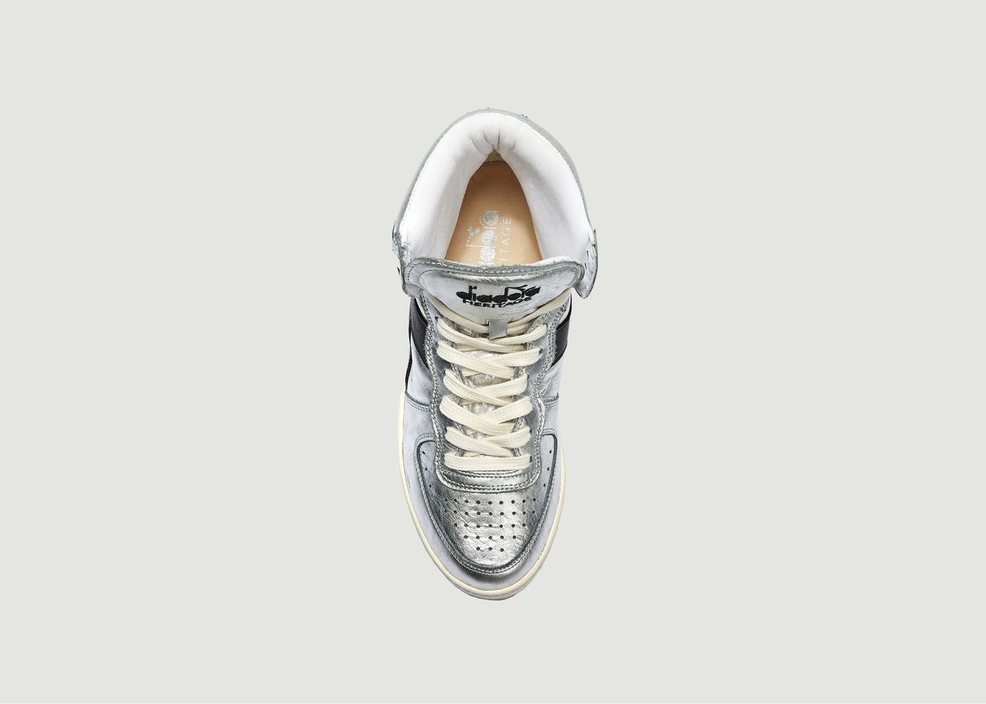 MI Basket Argent usé - Diadora Heritage
