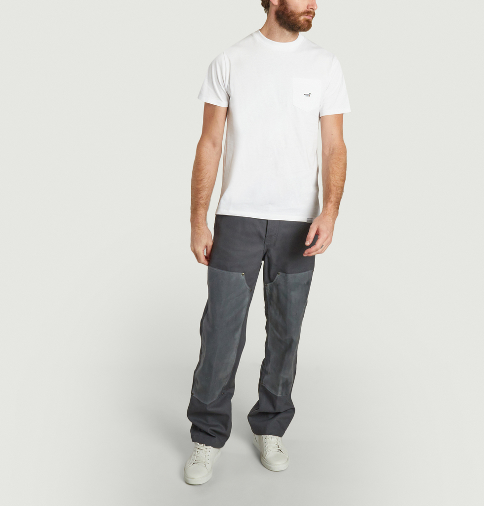 Lucas Waxed double Knee pants Grey Dickies | L'Exception