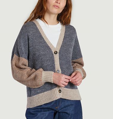 Wool blend cardigan 