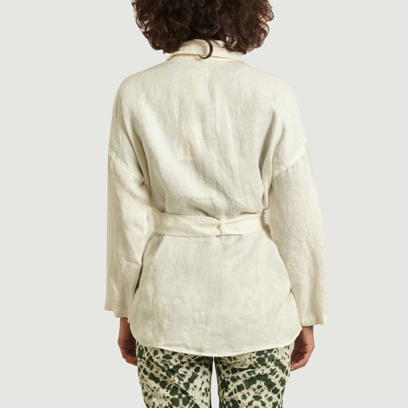Chemise ceinturée en lin Chamara - Diega