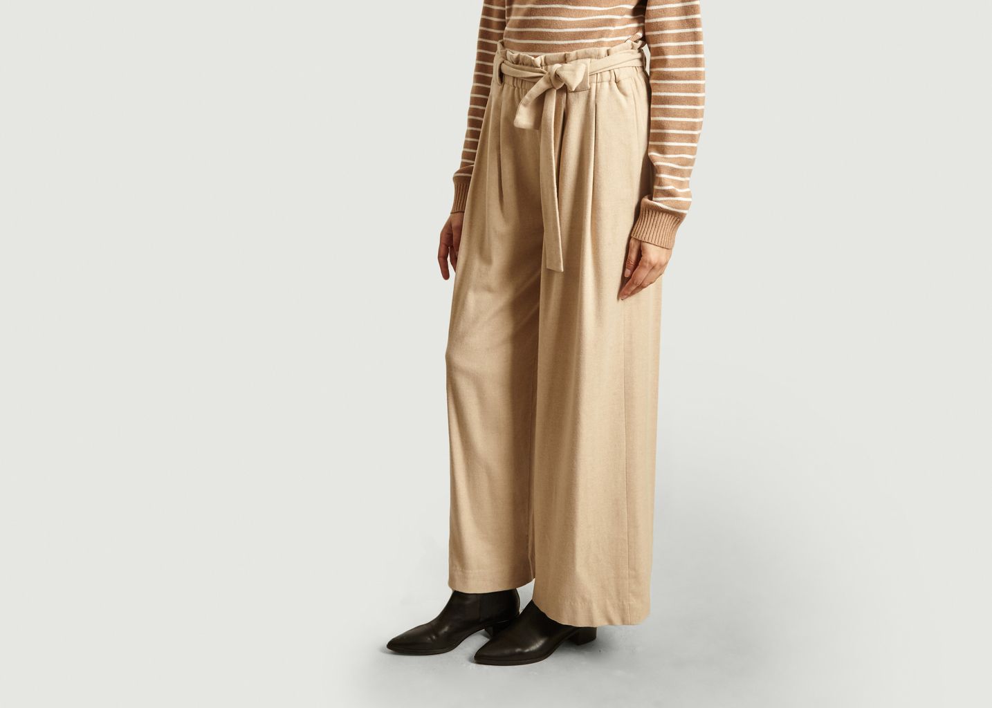 Pantalon évasé ceinturé Poyo - Diega