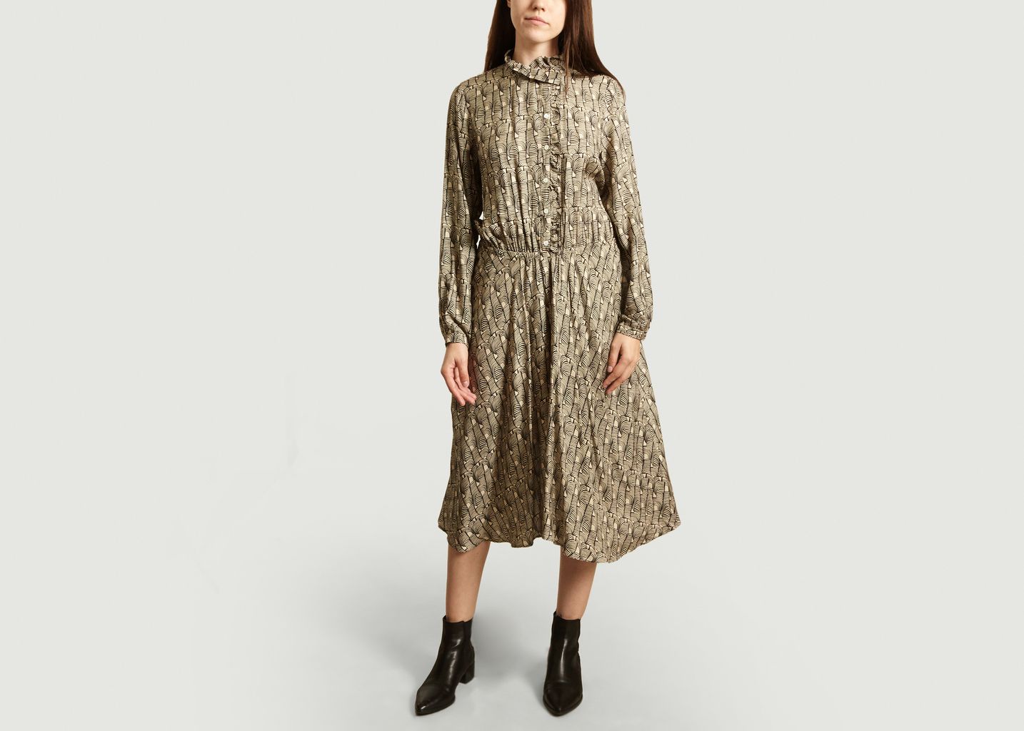 Robe mi-longue imprimée Roda - Diega