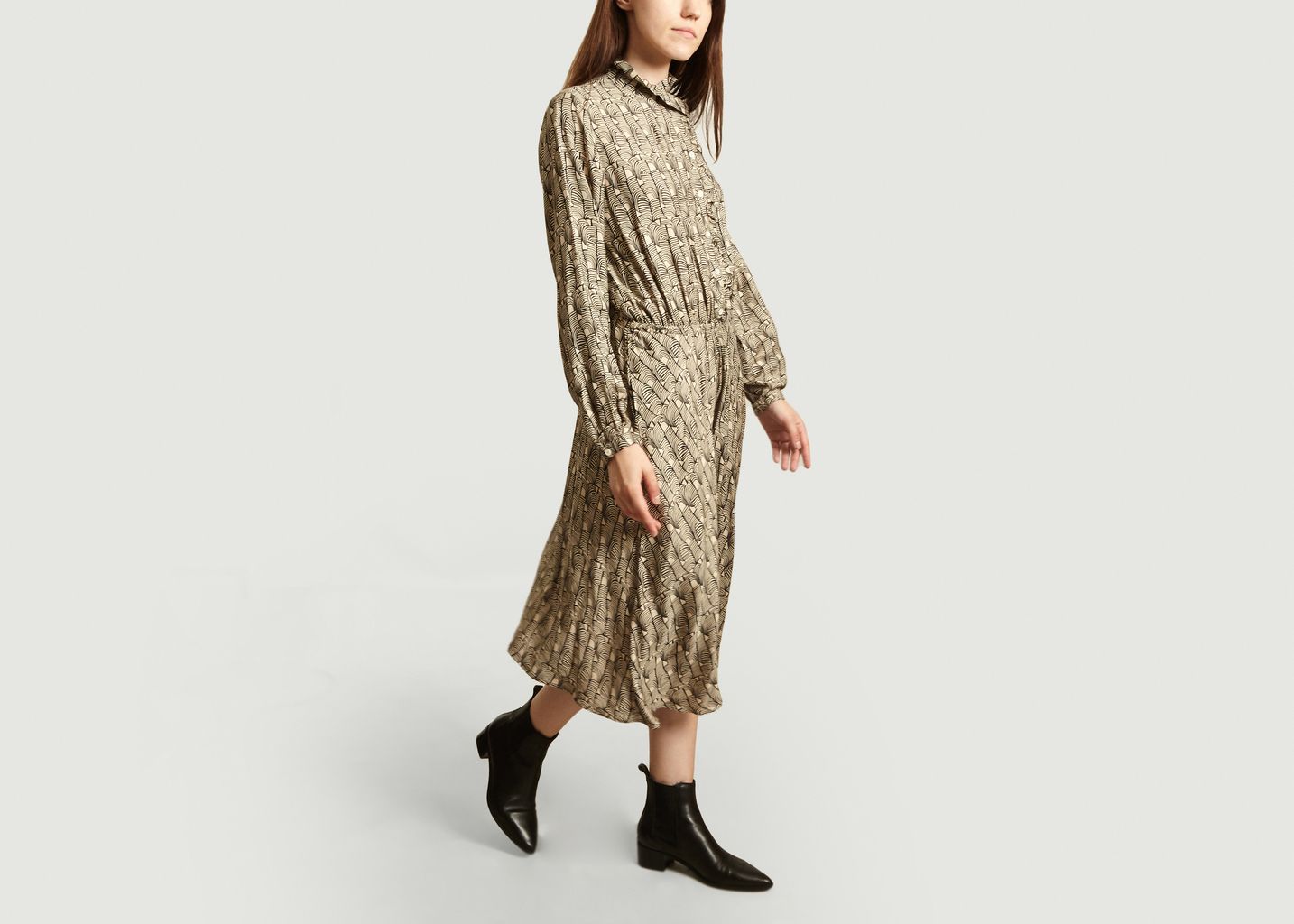 Robe mi-longue imprimée Roda - Diega