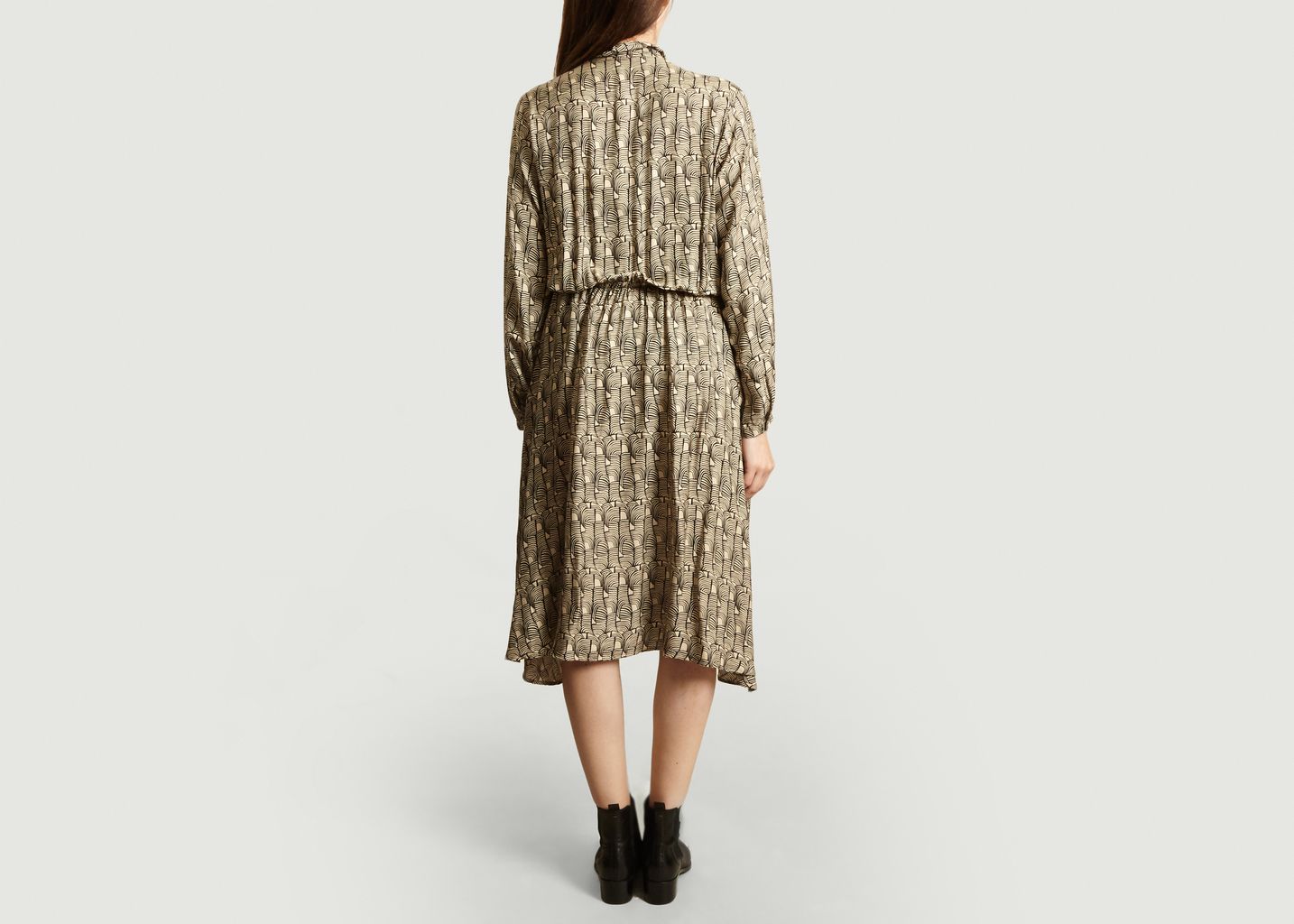Robe mi-longue imprimée Roda - Diega