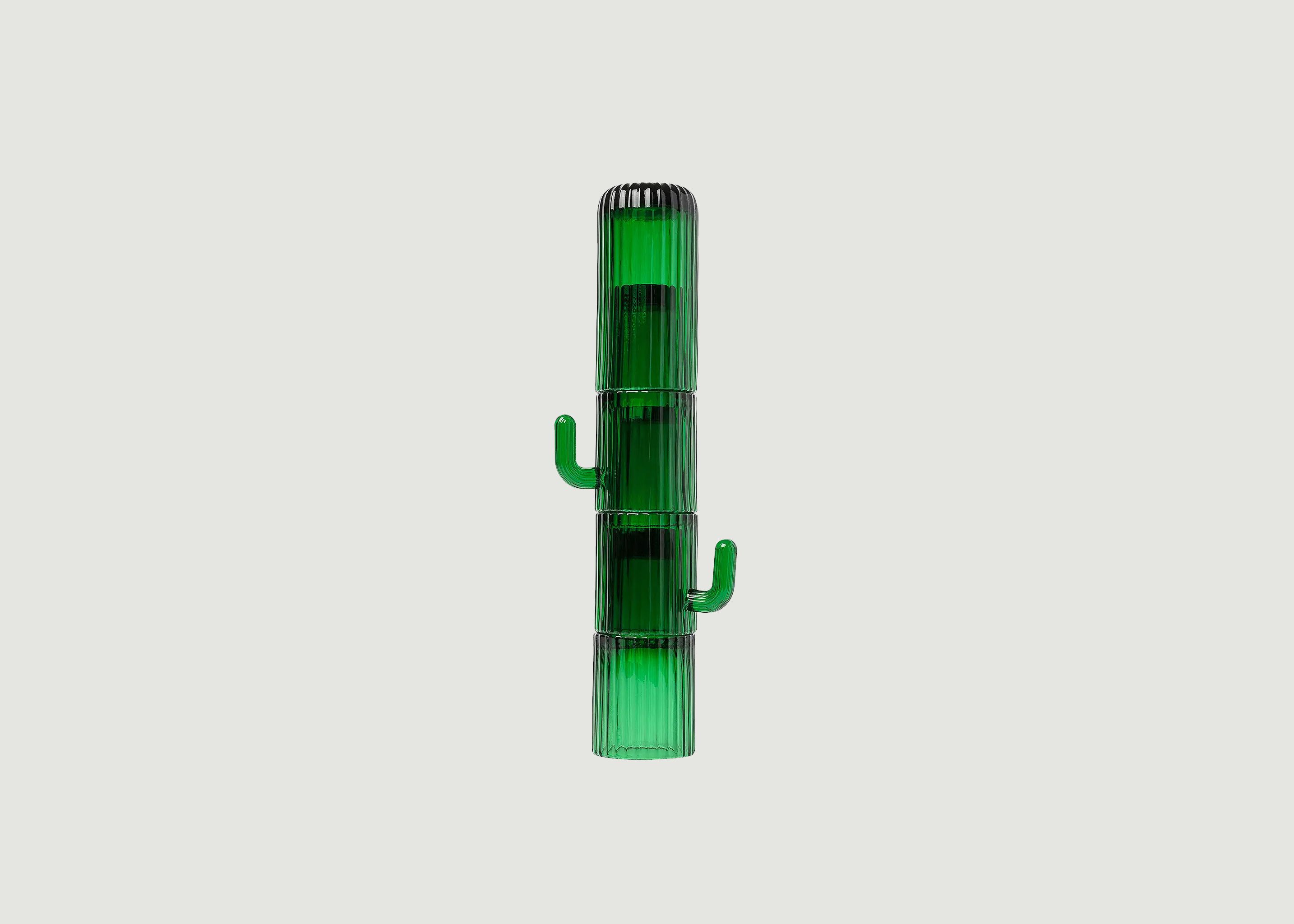 Saguaro long drink stackable cactus glasses - Doiy