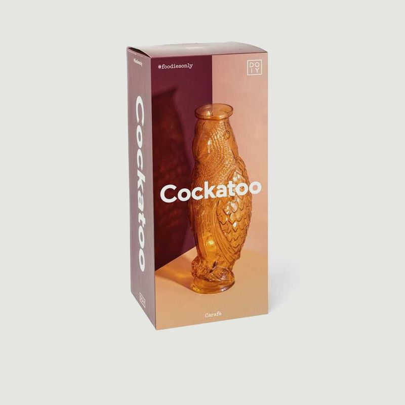 Cockatoo glass carafe - Doiy