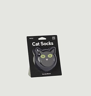 Socken mit Katzenmuster