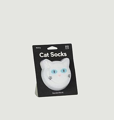 Socken mit Katzenmotiv