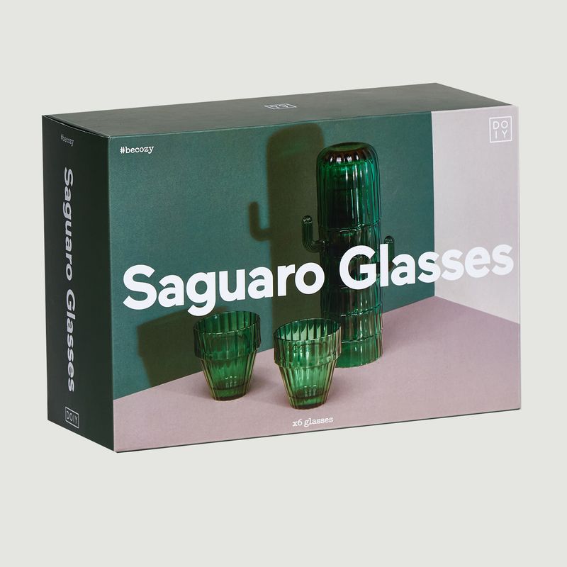 Saguaro stackable cactus glasses - Doiy