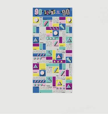 90 Days In The 90's Scratch Poster
