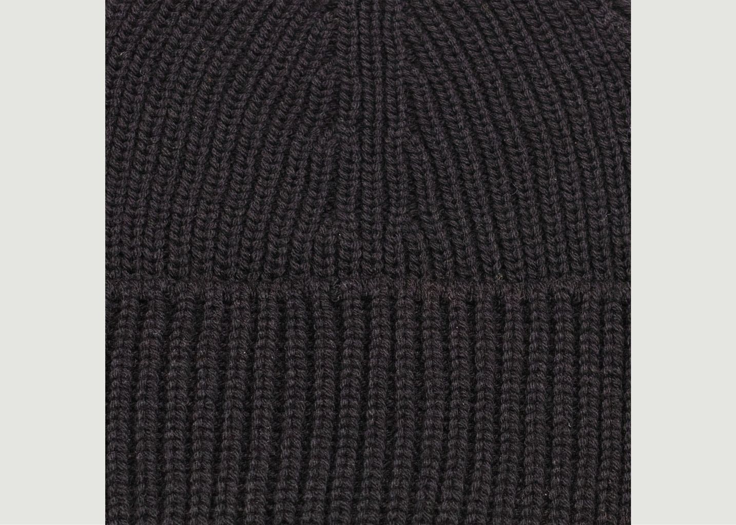 Plain hat in French merino wool  - Douillet
