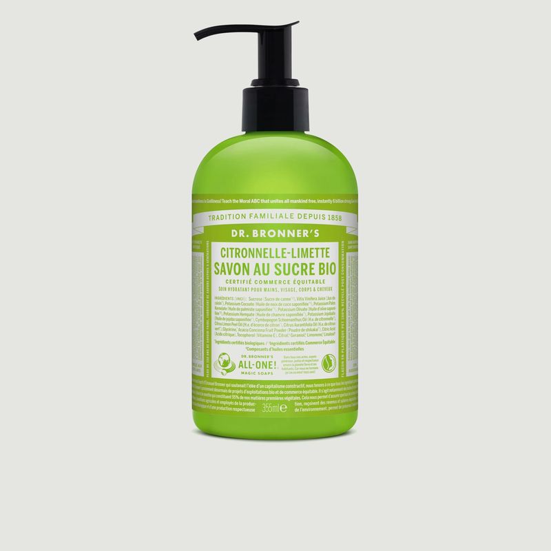 Organic lemongrass soap - Dr Bronners