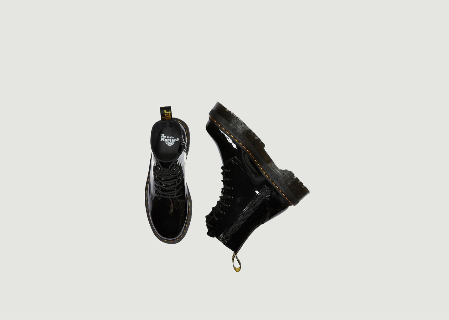 Boots Jadon en cuir verni - Dr. Martens