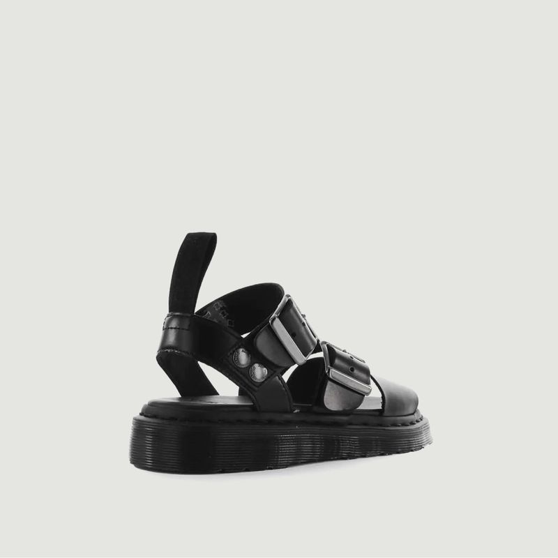 Gryphon sandals in brando leather with straps - Dr. Martens