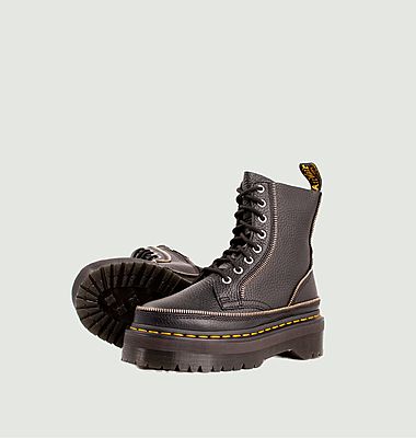 Jadon Zip Boots Black Milled Nappa