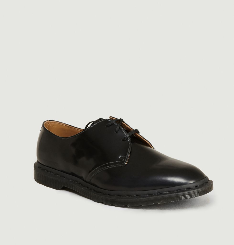 Archie II Smooth Polished Derbies Black Dr. Martens | L’Exception