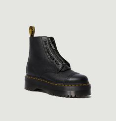 Sinclair platform leather boots