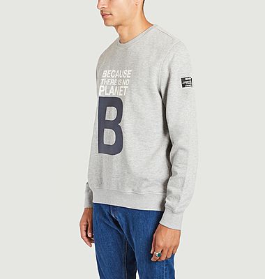 Sweatshirt mit großem B-Schriftzug