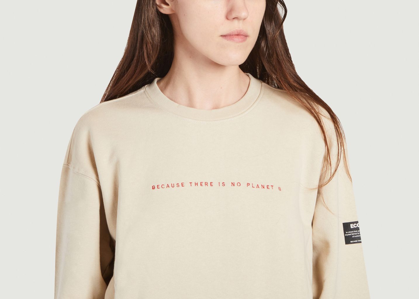 Sweatshirt mit Bolonia-Schriftzug - Ecoalf