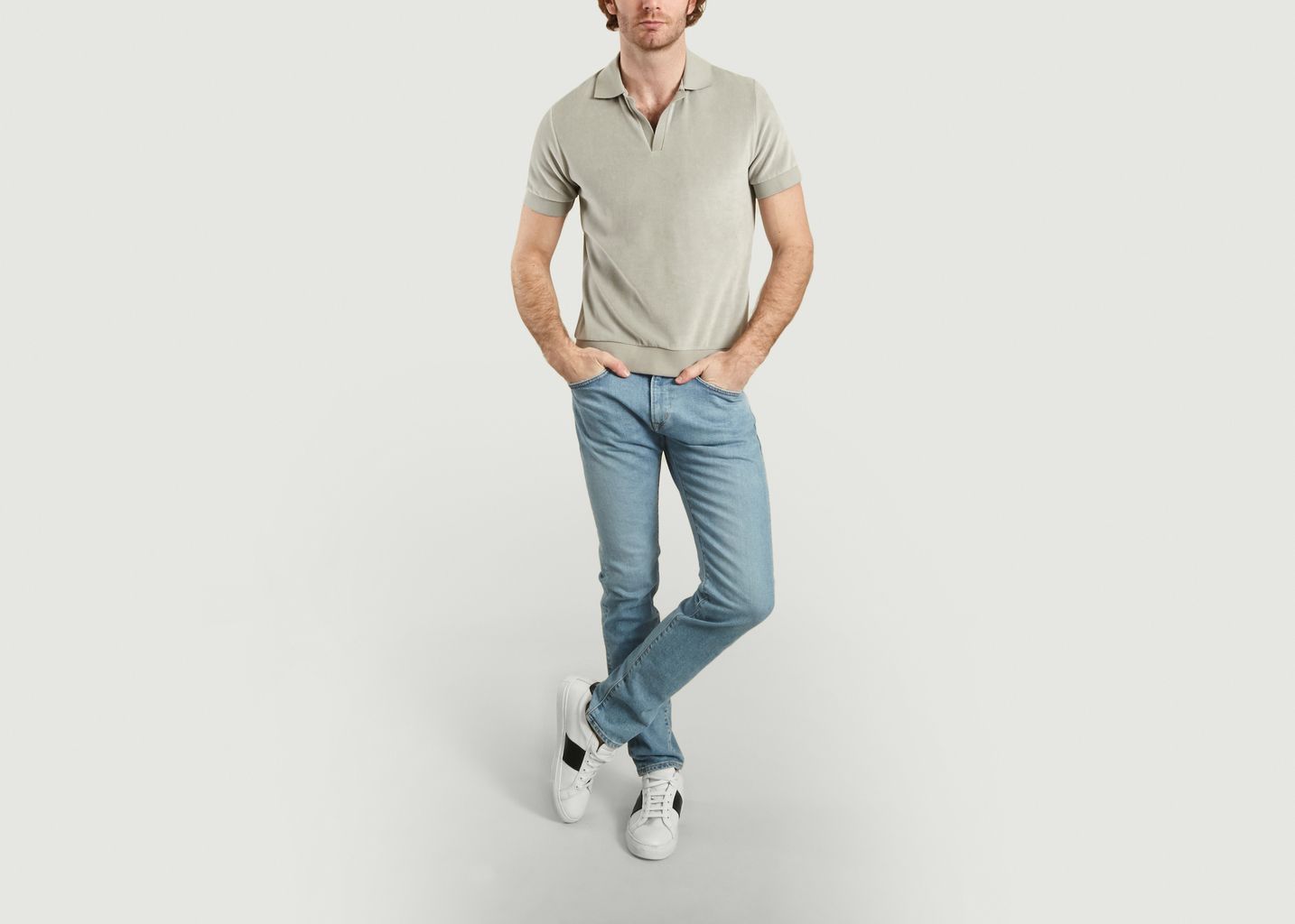 Polo Sean Ice Grey - Editions M.R