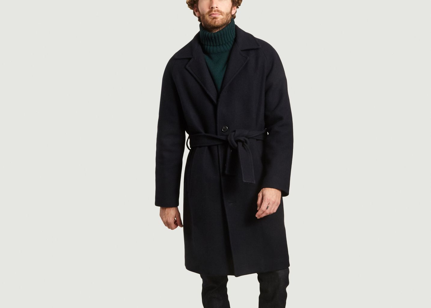 Manteau Tristan Bleu Marine Editions M.R | L'Exception Manteau Tristan Bleu Marine Editions M.R | L'Exception