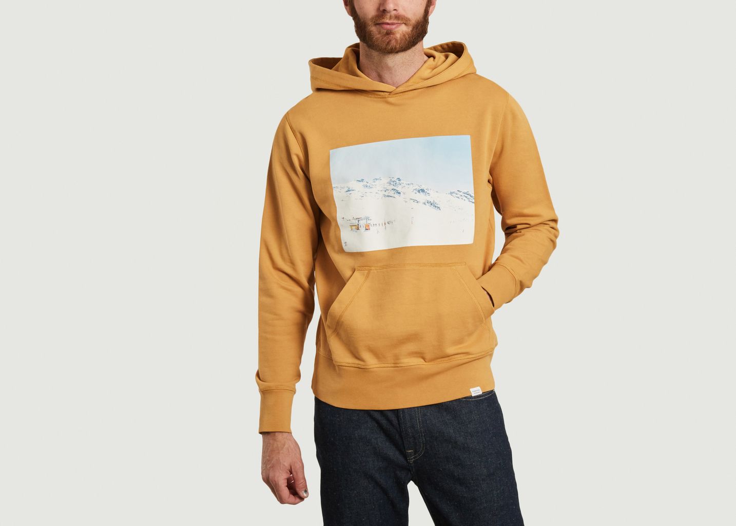 Moulet ski resort print hoodie - Edmmond Studios