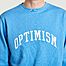 matière Sweatshirt aus Bio-Baumwolle mit Optimismus-Aufdruck - Edmmond Studios