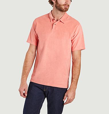 Terry Salmon Polo T-Shirt en coton et modal
