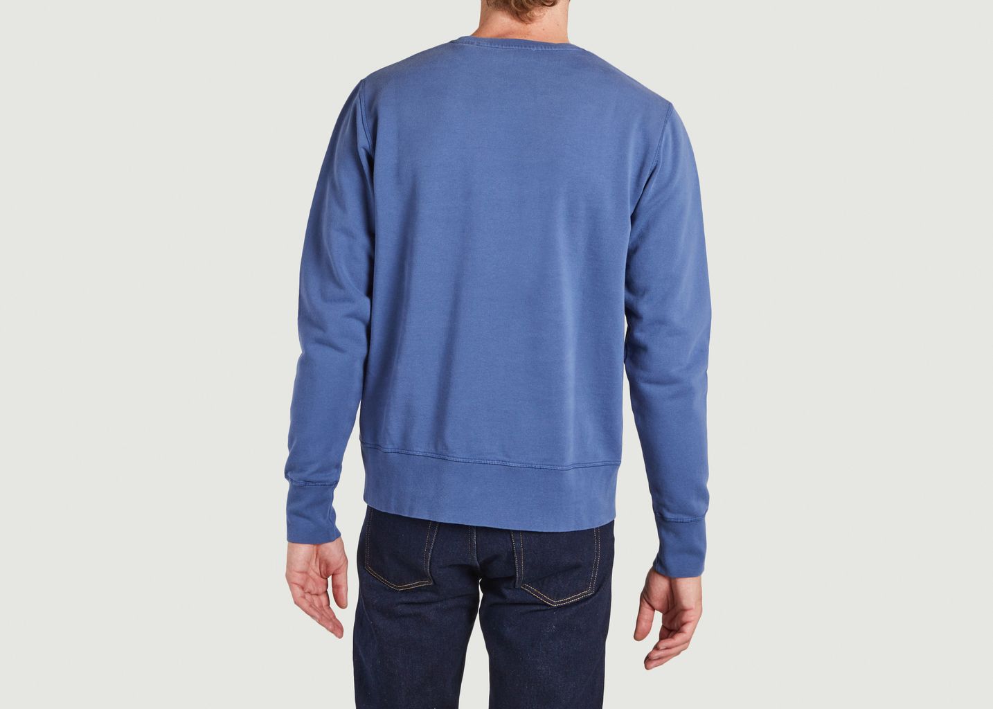 Organic cotton sweatshirt with cross print - Edmmond Studios